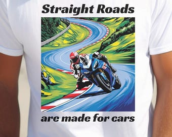 Sportbike Motorcycle T-Shirt, Biker Tee, Unisex Graphic Tee, Motorbike Lover Gift