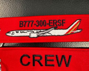中国東方航空キーチェーン - パイロットキータグ - 航空会社乗務員