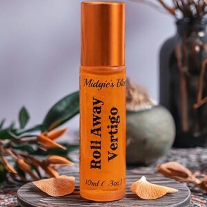 Vertigo Relief Essential Oil Roller: Pepparmynta, ingefära och jojoba