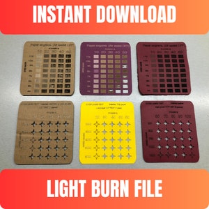 Diode laser test for leather and paper cut engrave Sculpfun Longer Ortur Neje Xtool Twotrees 5-30w
