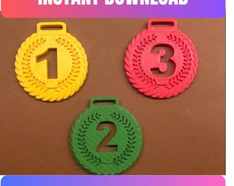Medals 1st 2nd 3rd First Second and Third place