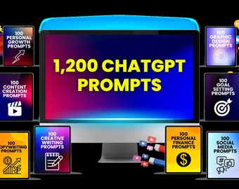 1,200 ChatGPT Prompts Package