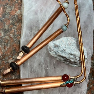 Handmade custom dowsing rods for spirit communication with crystal and metaphysical properties.Dowsing for finding buried treasure & water