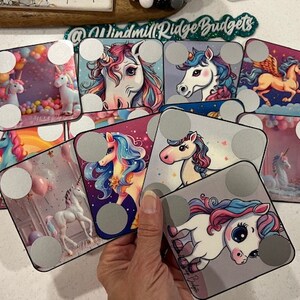 Cartoon Unicorn Scratch-Off geldbesparende uitdaging voor budgetmap, spaaruitdaging, digitale download