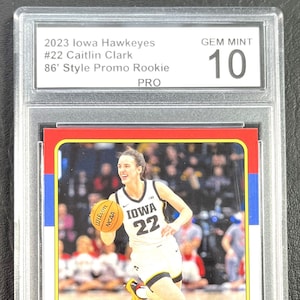 2023 Rookie Caitlin Clark Style 86' - Grade PRO Gem Mint 10