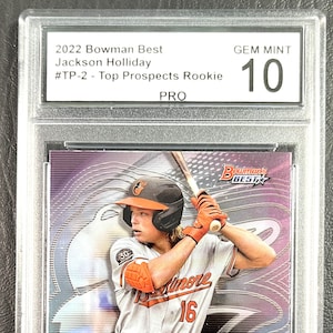 Jackson Holliday Bowman Best #TP-2 Top Prospect Rookie - Gem Mint 10