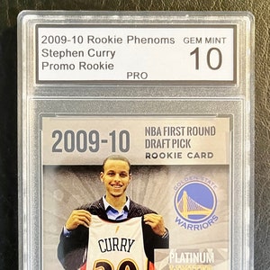2009-10 Rookie Phenoms #30 Stephen Curry Platinum Rookie Promo Karte - Graded PRO Gem Mint 10