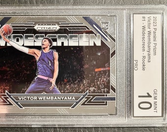 2023 Panini Prizm #1 Widescreen Victor Wembanyama Rookie - Calificación PRO Gem Mint 10