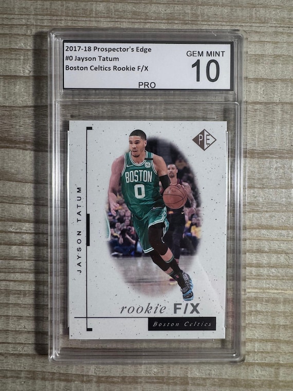 2017-18 Prospector's Edge Rookie F/X Jayson Tatum - Graded PRO Gem