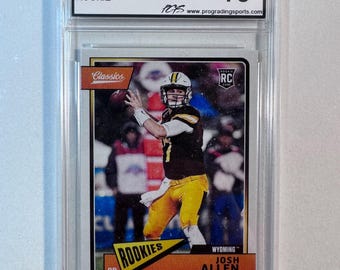 Tarjeta de novato de Josh Allen 2018 Panini Classics #207 RC - Gem Mint 10