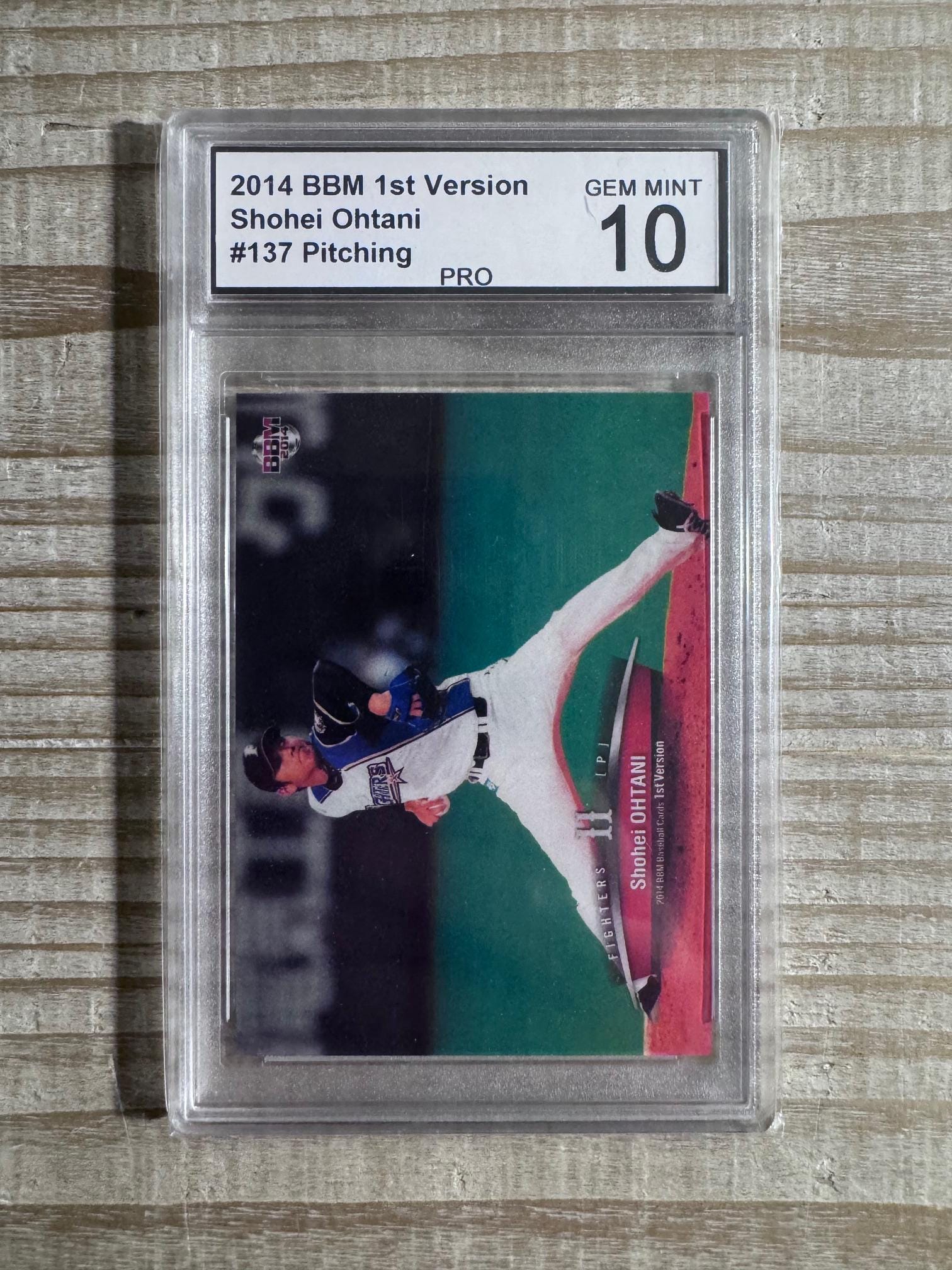 Shohei Ohtani 2014 BBM 1st Version Nippon-ham Fighters Japanese