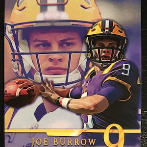 Tarjeta de novato profesional de Joe Burrow 2018 - LSU College Card