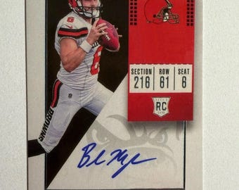 Baker Mayfield 2018 Rookie Autograph Facsimile RP - Cleveland Browns