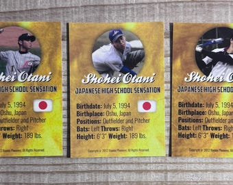 Shohei Ohtani 2012 Japanese High School Sensation Rookie Phenoms