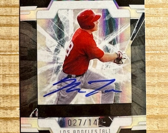 Tarjeta de béisbol RP de Mike Trout 2009, estilo Rookie Elite, autofacsímil, Los Angeles Angels