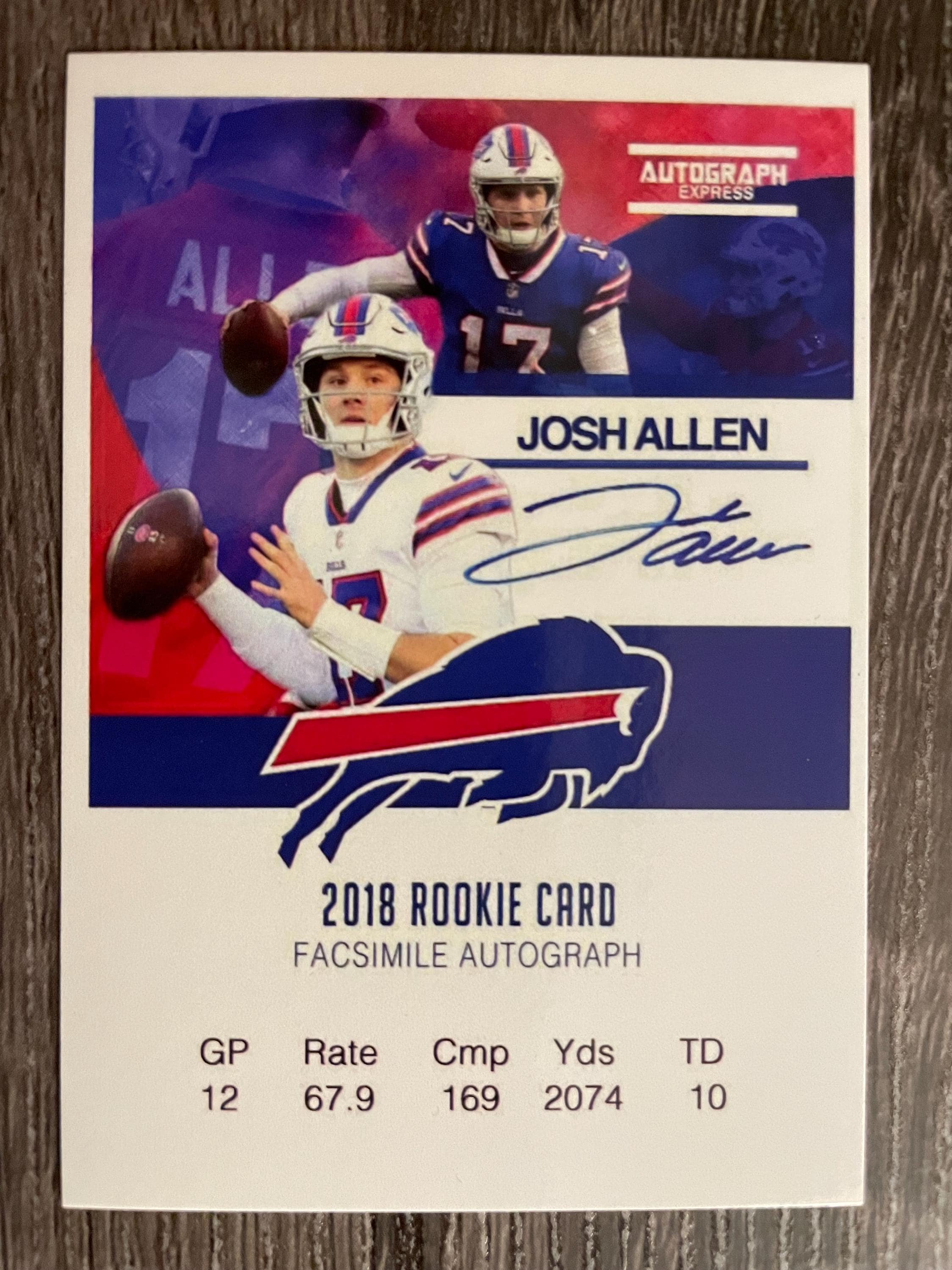 Josh Allen Card Graded - Etsy Josh Allen Card Graded - Etsy