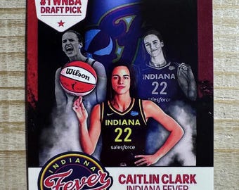 Caitlin Clark 2024 #1 WNBA Draft Pick Promo Rookie Card