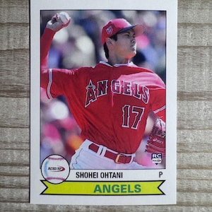 Shohei Ohtani 2018 ACEO RP RC Rookie Baseball Card - Los Angeles Angels