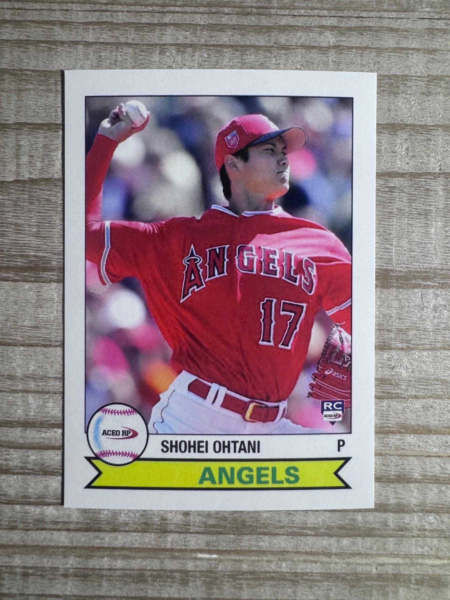 Shohei Ohtani 2018 ACEO RP RC Rookie Baseball Card - Los Angeles 