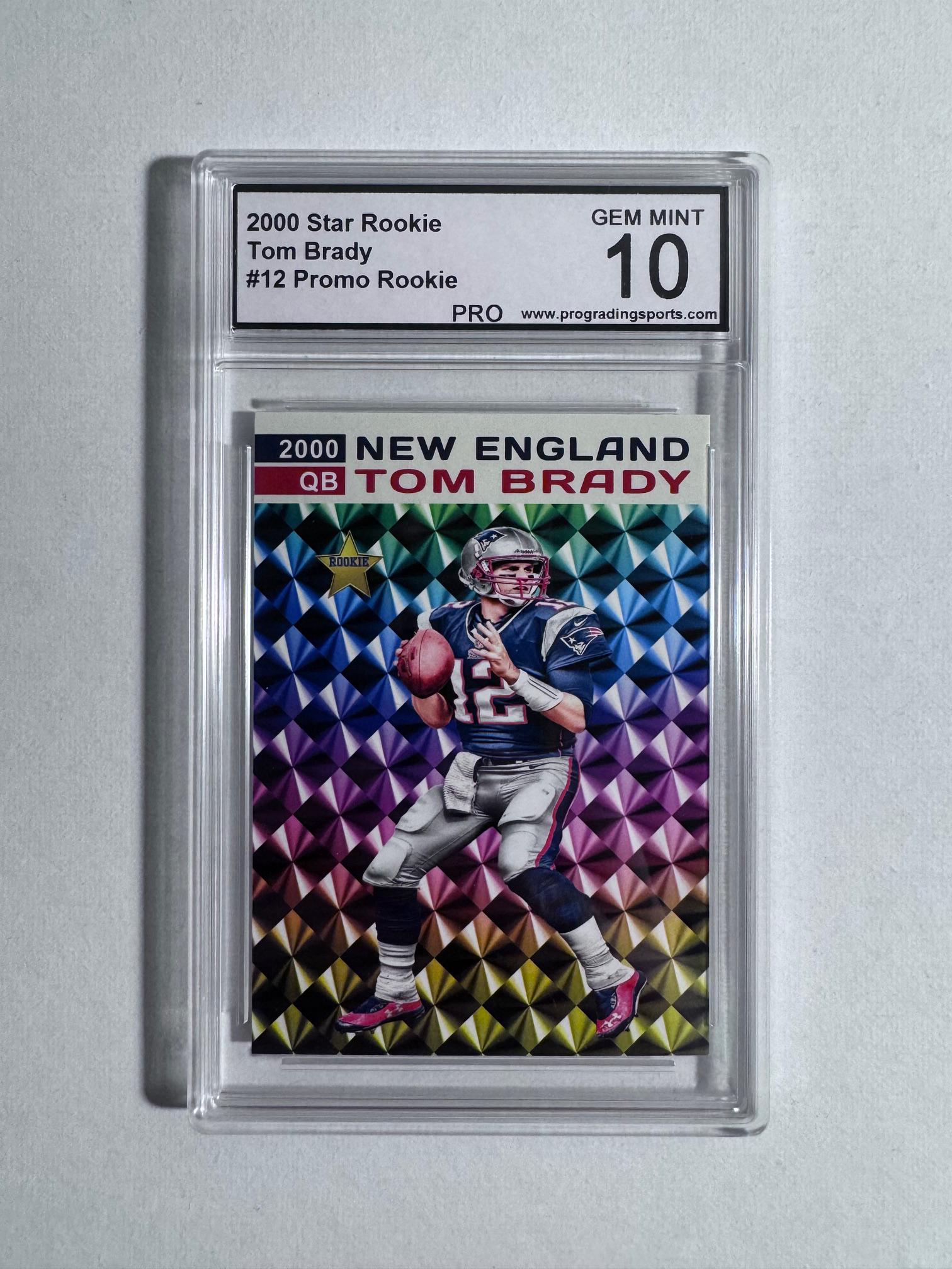 tom brady graded cards Sold at Auction: 2003 Topps Finest #35 MGS 10 Tom Brady Autographed 2000 Upper