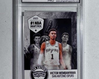 Victor Wembanyama 2023 #1 Draft Pick Rookie Card - Graded PRO Gem Mint 10