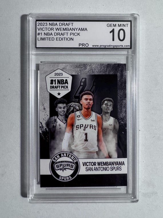 victor wembanyama graded cards 2023 Prizm - Victor Wembanyama - Instant Impact Silver - Rookie Card