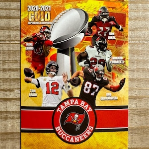 Tom Brady Tampa Bay Buccaneers 2020-2021 Superbowl Fans Limited Edition Fußballkarte