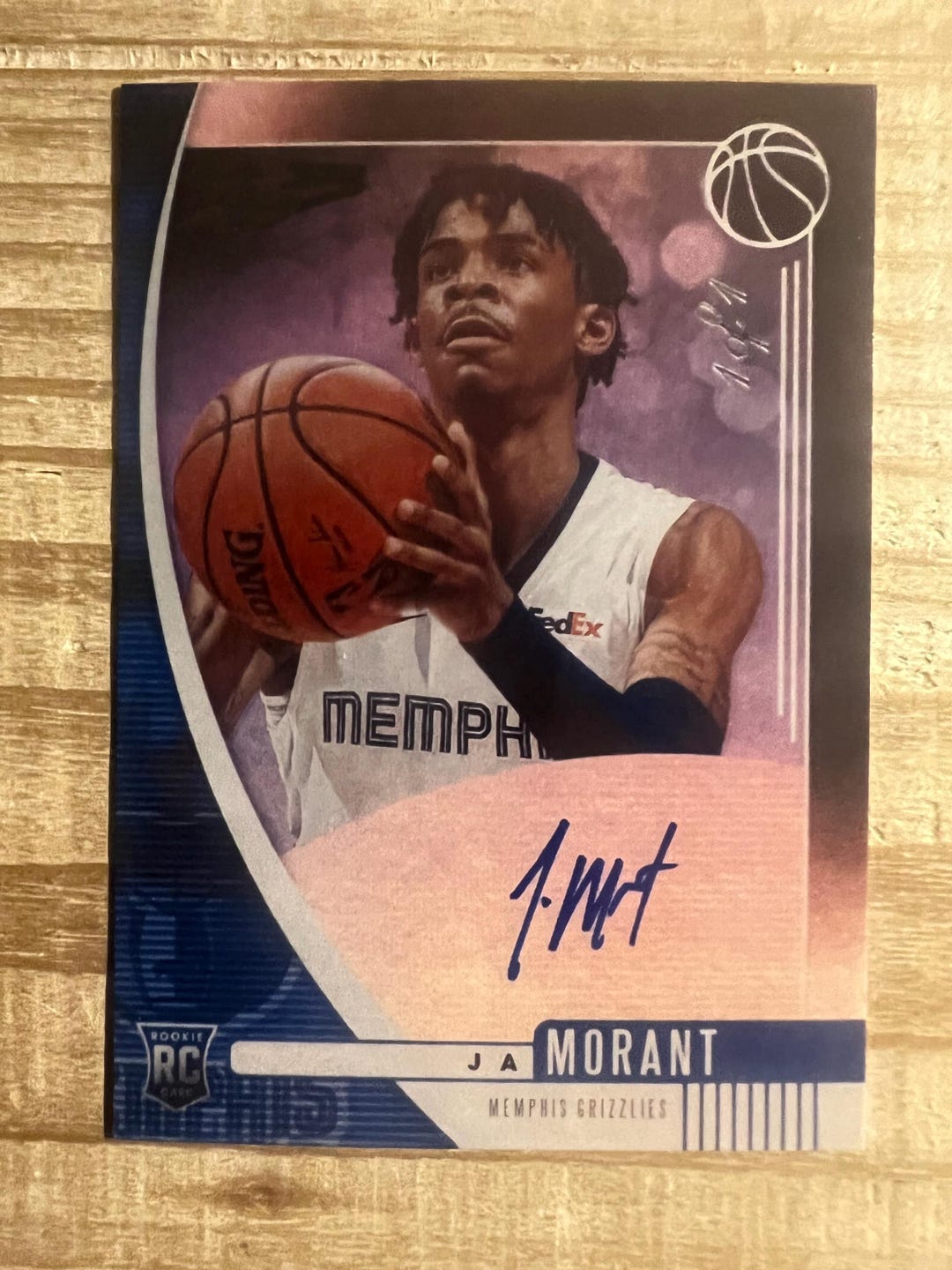 Ja Morant 2019 Rookie Autograph Facsimile RP Basketball Card