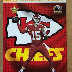 Patrick Mahomes Fierce Star Rookie 2017 Fußballkarte 1 von 1000 – Kansas City Chiefs