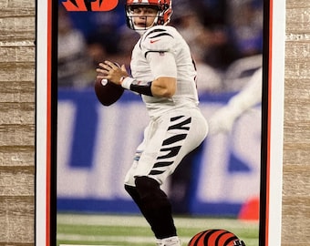 Joe Burrow 2021 Next Gen Stats Season High Football Card - Cincinnati Bengals