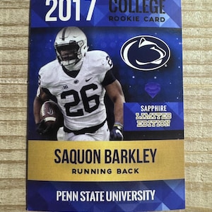 Saquon Barkley 2017 Sapphire Limited Edition College Rookie Karte Penn State Universität