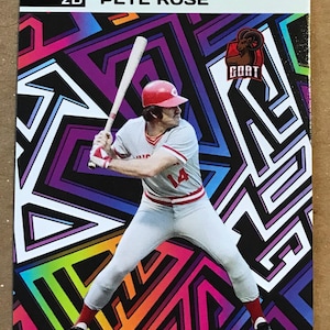 Pete Rose 4.256 Hits Carta commemorativa da baseball 1 di 1000
