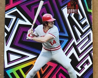 Pete Rose 4,256 Hits Commemorative Baseball Card 1 of 1000