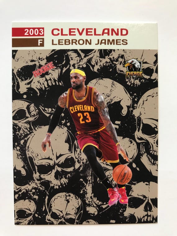 PSA9 2003 Fleer E-X レブロンジェームズ ルーキーカード レブロン・ジェームズ 2003年「スカル」ルーキーカード
