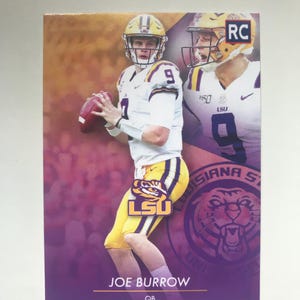 Tarjeta de novato universitario de la Generación Siguiente de LSU 2019 de Joe Burrow