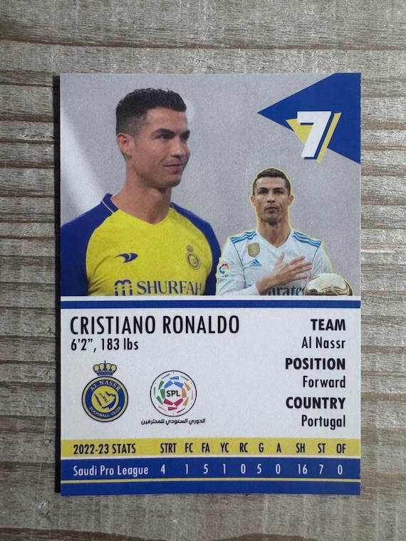 クリスティアーノ・ロナウド 2022 カタールW杯 サッカー カード クリスティアーノ・ロナウド 2022 ルーキー AL NASSR サッカー