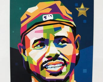 Carte de baseball Ken Griffey Jr 1989 teinté Star Rookie 1 sur 1000 - Mariners de Seattle