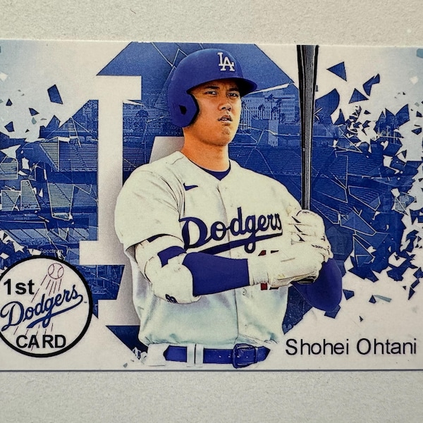 Tarjeta de los Dodgers de Shohei Ohtani 2024, edición limitada, numerada individualmente (n.° de 1000)