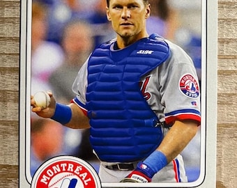 Tarjeta de béisbol conmemorativa de Tom Brady del Draft de la MLB de 1995 - Expos de Montreal