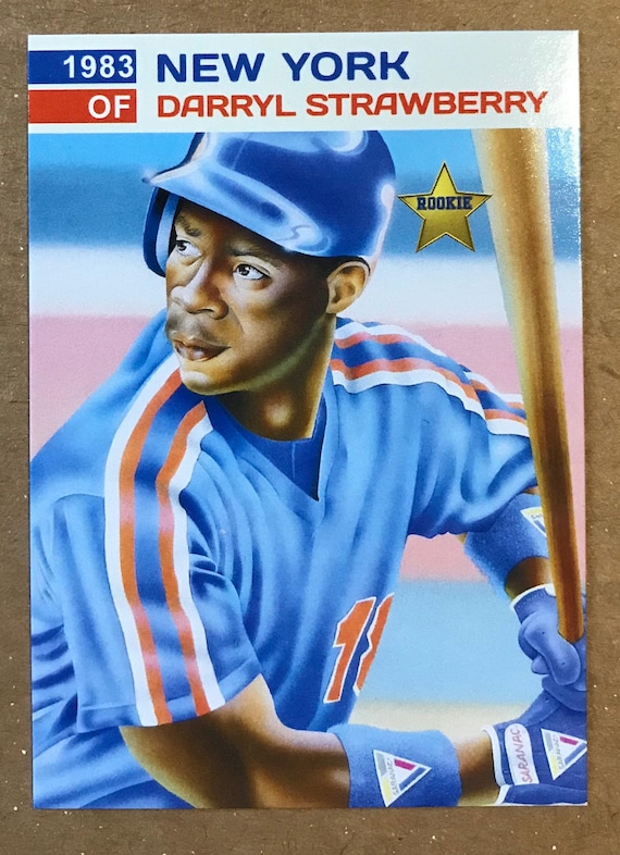 Darryl Strawberry 1983 Star Rookie Cartoon Artist Card 1 of 1000