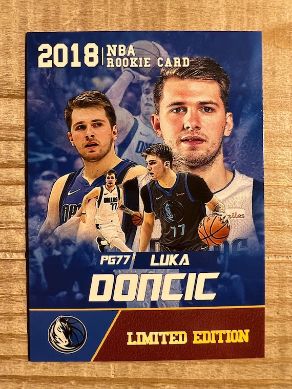 Luka Doncic 2018 Limited Edition Rookie Gems Rookie Basketball Card -  Dallas Mavericks - Etsy