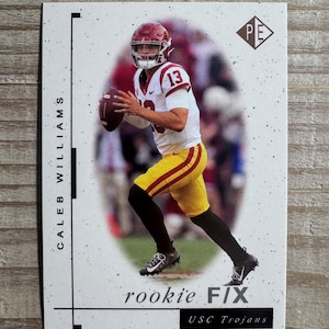 Caleb Williams 2023 Profector's Edge Rookie F/X Rookie Karte USC Troian College Football Karte