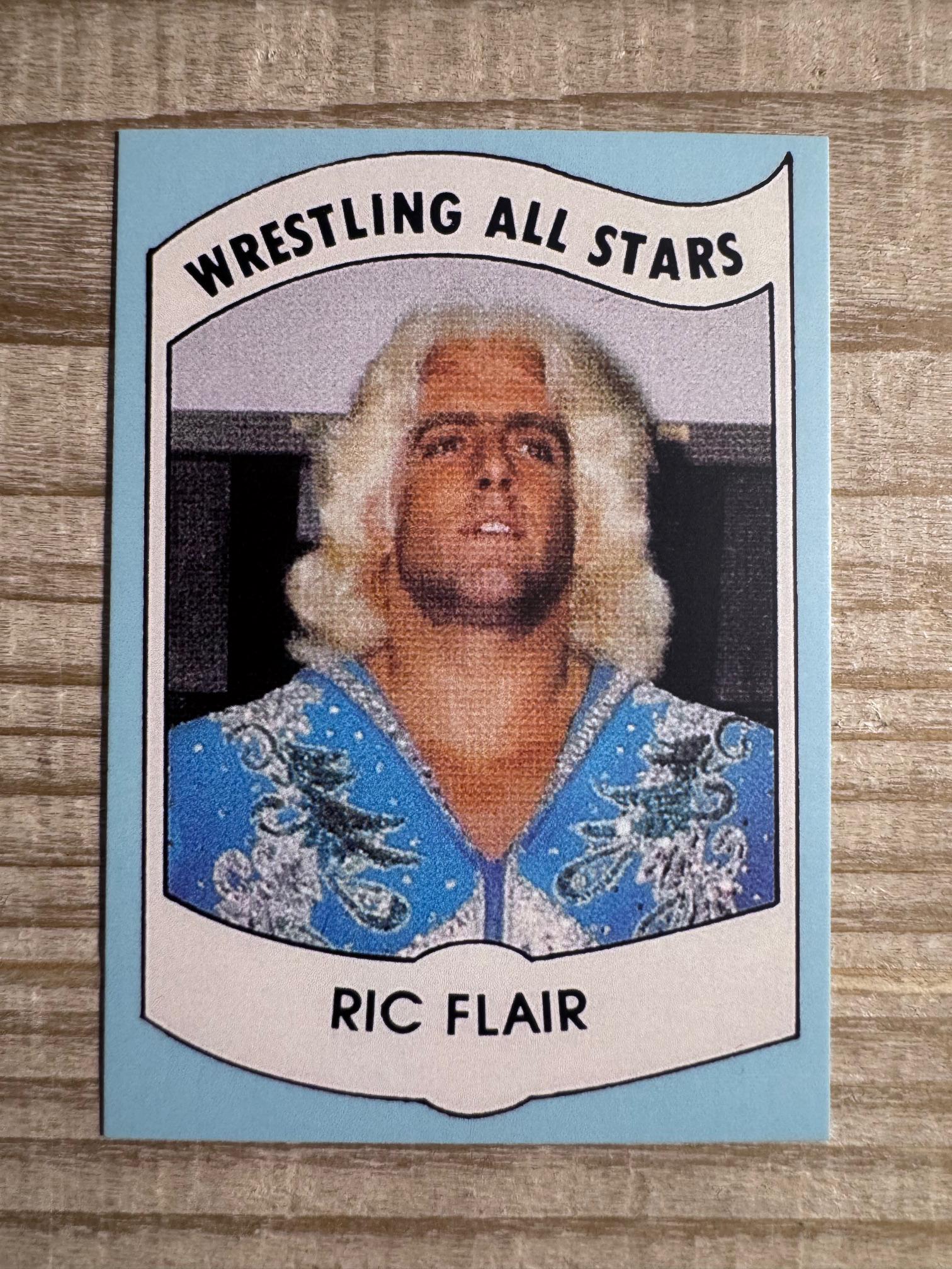 Ric Flair Wrestling All Stars #27 - Reissued 1982 Wrestling Card