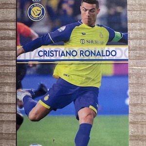 Cartão de Cristiano Ronaldo 2022 Rookie AL NASSR Soccer (Futebol Americano)