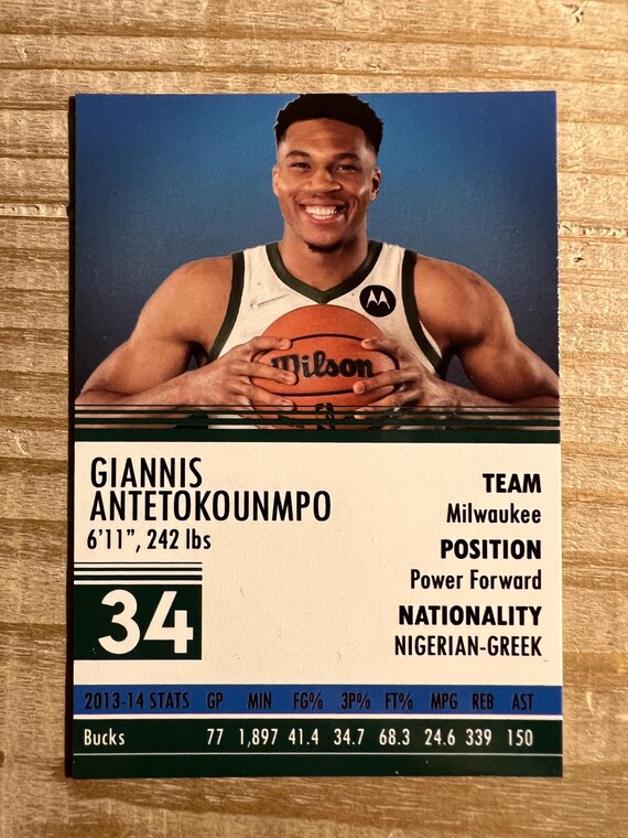 Giannis Antetokounmpo 2013 Generation Next RC Rookie Basketball