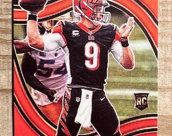 Karta futbolowa Joe Burrowa RP z kolekcji Rookie Select 2020 – Cincinnati Bengals