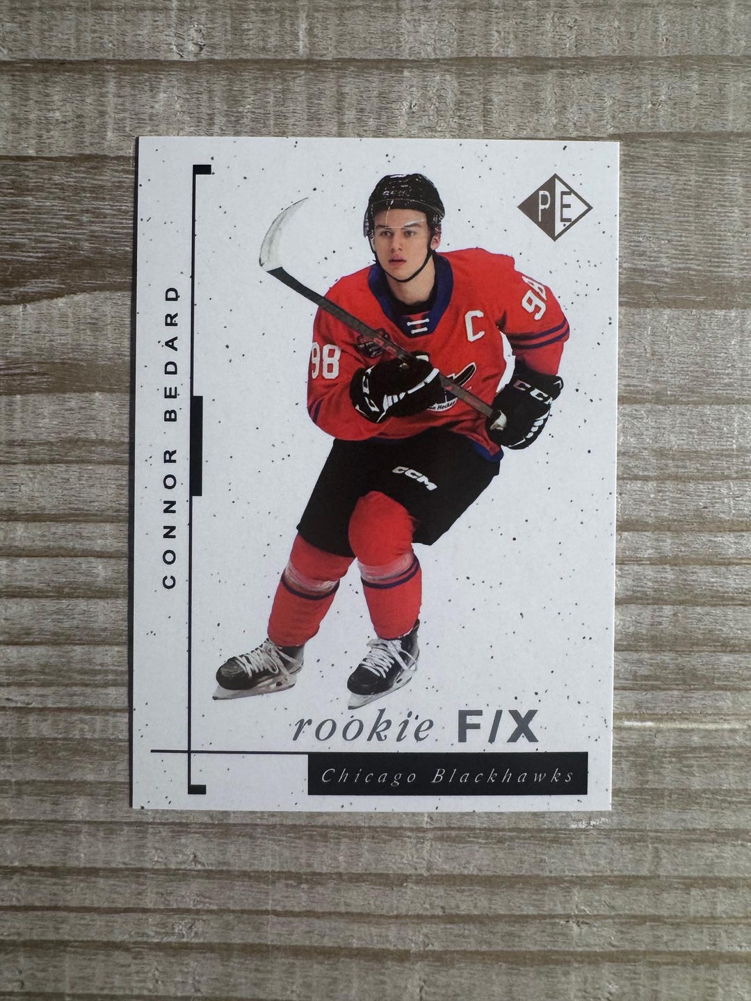 Connor Bedard 2023 Prospector's Edge Rookie F/X Rookie Card