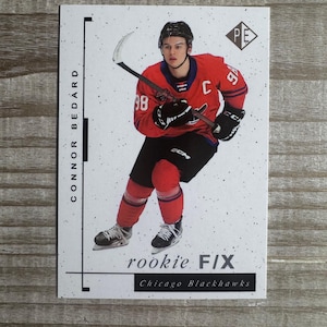 Connor Bedard 2023 Prospector's Edge Rookie F/X Rookie Card - Chicago Blackhawks