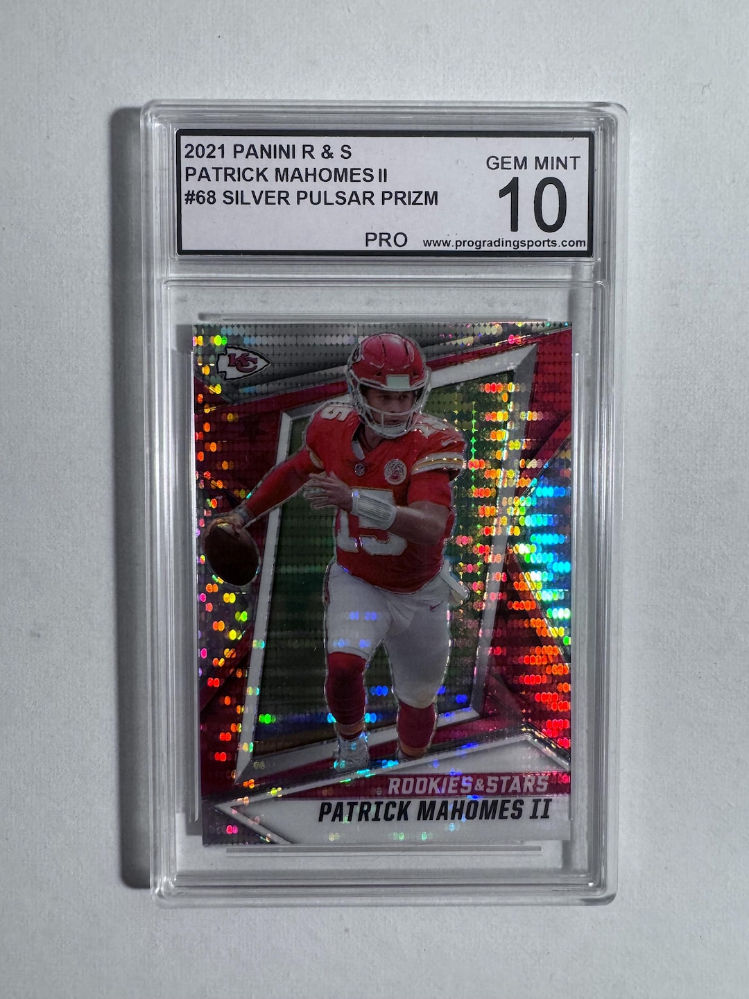 Patrick Mahomes II 2021 Panini Rookies & Stars Silver Pulsar Prizm