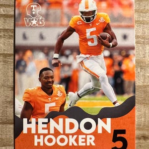 Hendon Hooker 2022-23 Virginia Tech Tennessee Volunteers Rookie College Karte